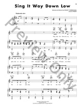 Sing It Way Down Low piano sheet music cover